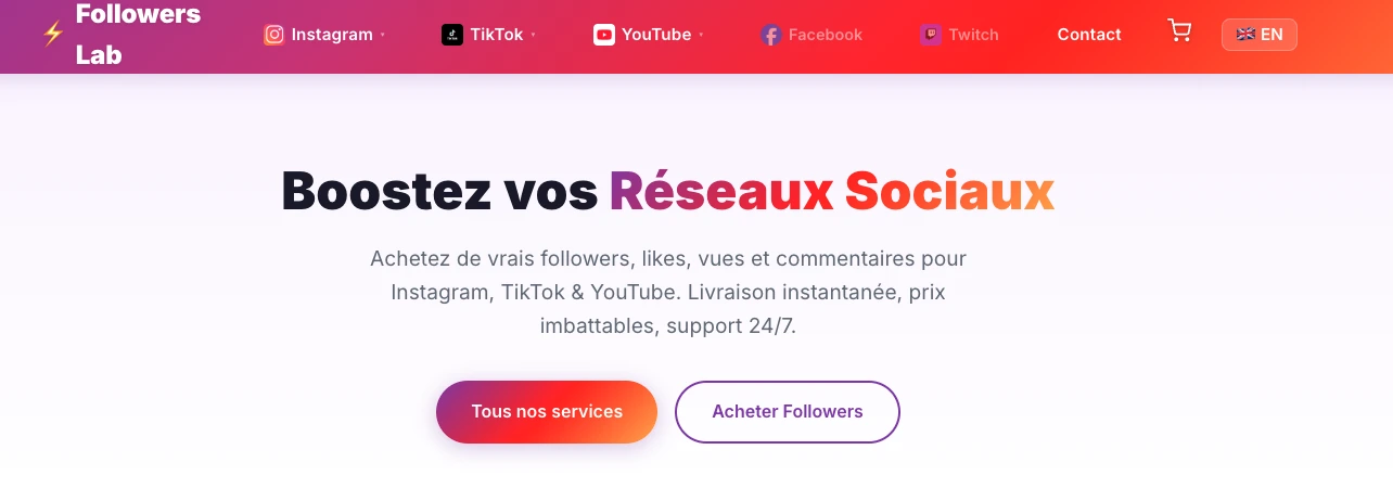 Followers-Lab platform to buy TikTok followers